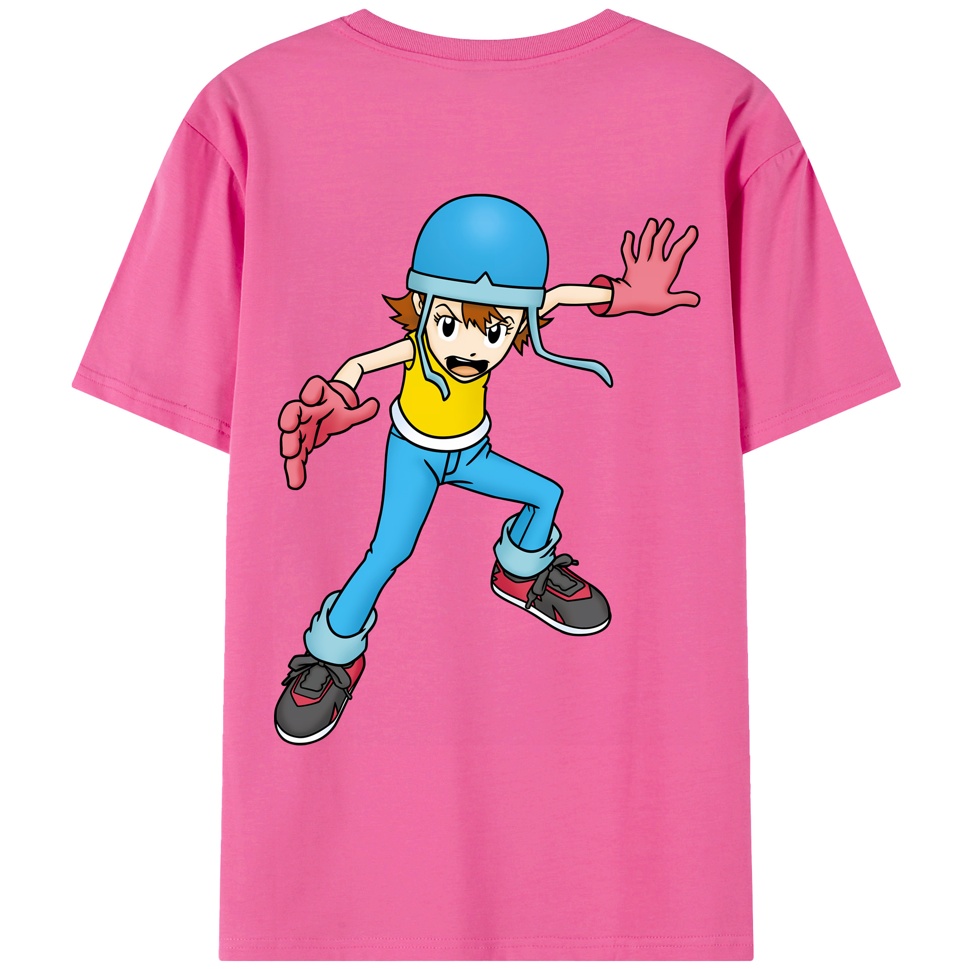 （画像用） Digimon デジタルモンスター/デジモン レディース半袖Tシャツ(バックプリント)